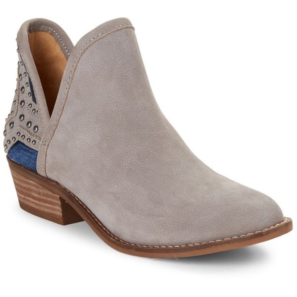 Gray embellished lucky brand booties